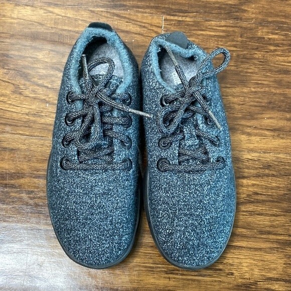 All Birds Wool Runner Mizzles Blue Gray With Black Soles 6 - Picture 1 of 10